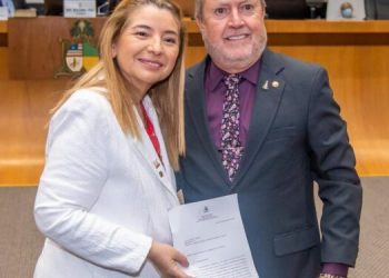Iracema Vale recebe procurador-geral de Justiça e firma parceria para campanha de doação de sangue