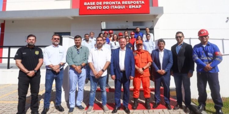 Carlos Brandão inaugura Base de Pronta Resposta na Ponta da Espera – EMAP.