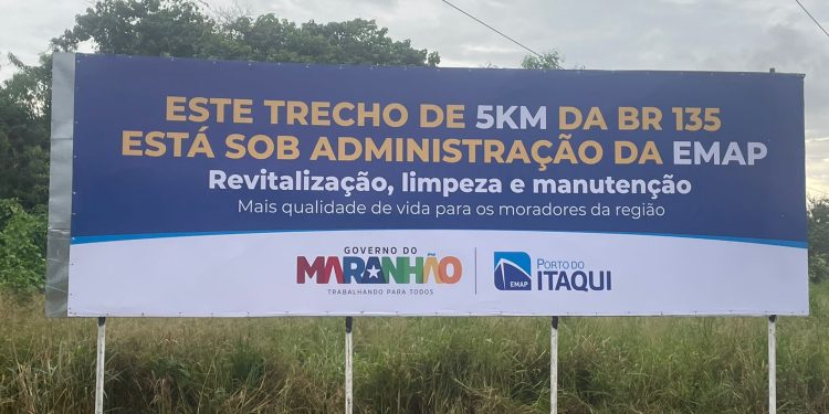EMAP assume trecho de 5 km, que liga o Anjo da Guarda ao Porto do Itaqui.
