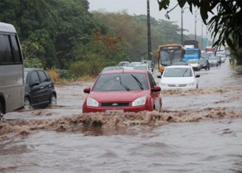 Alerta amarelo no Maranhão para riscos de chuvas fortes.