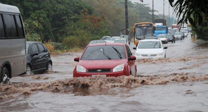 Alerta amarelo no Maranhão para riscos de chuvas fortes.