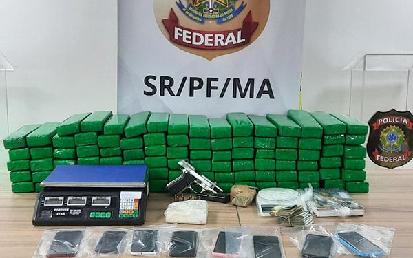 Operação da Polícia Federal combate tráfico de drogas em São Luís.