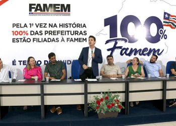 FAMEM – Fábio Gentil, também uniu forças e participou da reunião da FAMEM com o movimento “Sem FPM não dá”