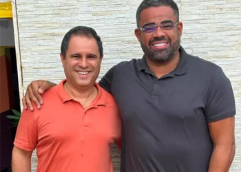 O encontro de Paulo Victor e Edivaldo Júnior…