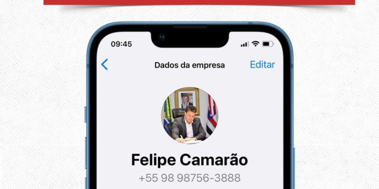 Vice Governador Felipe Camarão tem WhatsApp clonado e faz alerta.