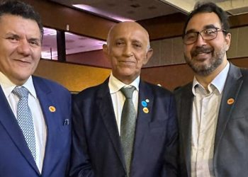 Gilberto Lins presente na posse do novo Presidente da CNI.