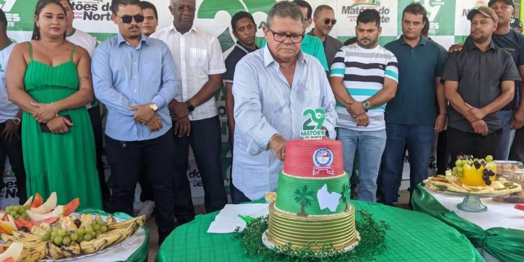 Matões do Norte: Prefeito Solimar Alves comemora 29 anos da cidade com entrega de obras importantes.