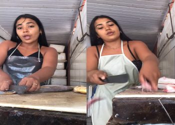 Paraense viraliza na web pela forma como corta peixe e pela beleza amazônica