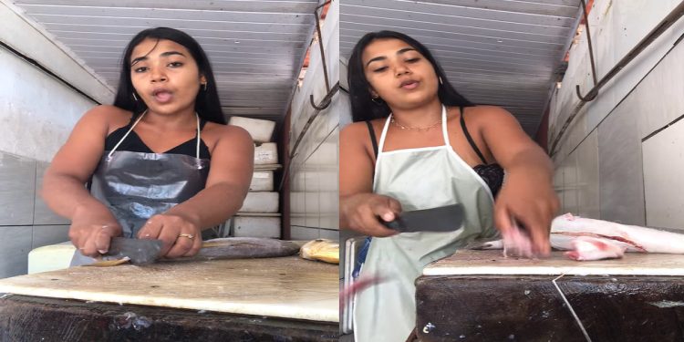 Paraense viraliza na web pela forma como corta peixe e pela beleza amazônica