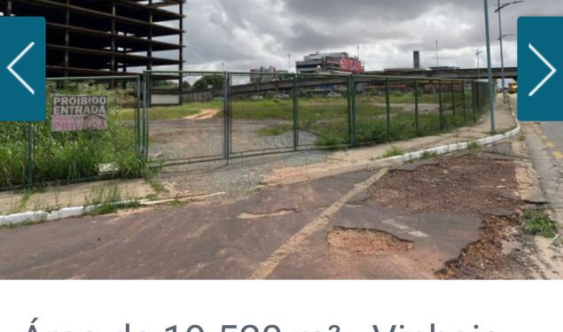 Terreno de propriedade do UDI Hospital está à venda por R$21,6 milhões