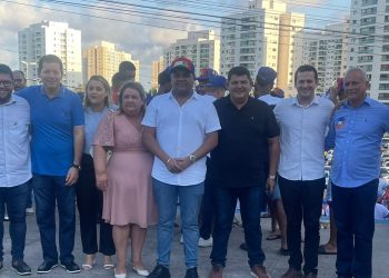 Comitiva de Joana da Amovelar presente na convenção do MDB em São Luís.