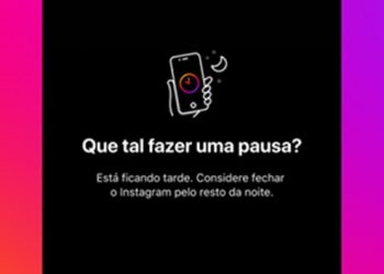Instagram começa a emitir alerta para adolescentes saírem do aplicativo durante a noite