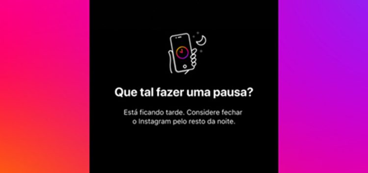 Instagram começa a emitir alerta para adolescentes saírem do aplicativo durante a noite