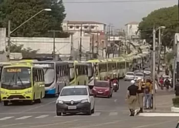 SLZ: Rodoviários fazem protesto após assassinato de motorista