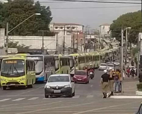 SLZ: Rodoviários fazem protesto após assassinato de motorista