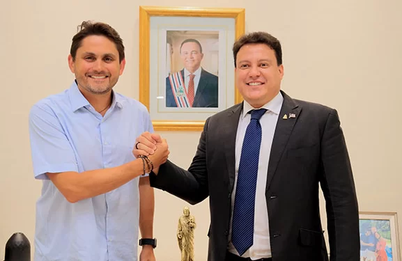 Felipe Camarão e Juscelino Filho debatem conectividade em escolas no MA