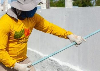 Internos do sistema prisional realizam serviços de revitalização na área externa do Comando Geral da Polícia Militar do Maranhão