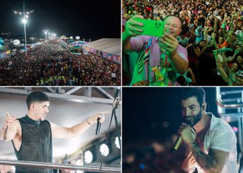 Carnaval 2024: Gusttavo Lima e Zé Vaqueiro arrastam 500 mil pessoas na Litorânea