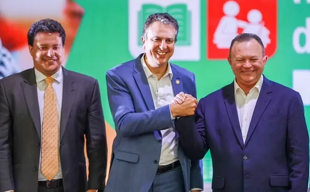 Brandão, Camarão e Camilo Santana lançam “Pé de Meia” no MA