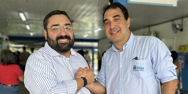 Gilberto Lins apresenta os terminais de Ferry Boat ao secretário nacional de portos Alex Ávila