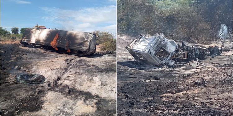 Caminhão que transportava combustível explode e mata dois jovens no Piauí