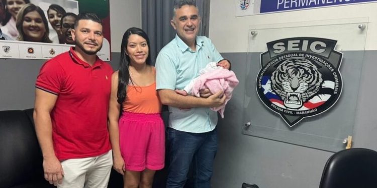 Policiais civis salvam bebê recém-nascido engasgado em São Luís