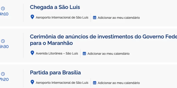 Lula ficará menos de quatro horas em São Luís-MA