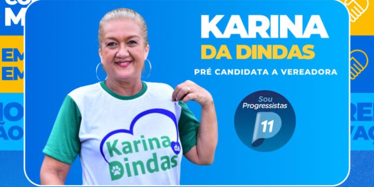 Karina da Dindas entra na disputa por uma vaga na Câmara Municipal de São Luís