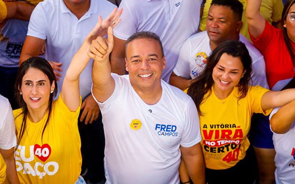 Fred Campos lidera com 61% na disputa eleitoral em Paço do Lumiar