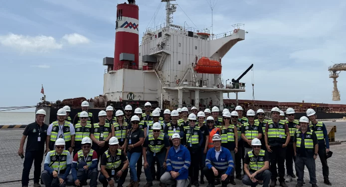 Fiscais da Antaq visitam o Porto do Itaqui para intercâmbio.