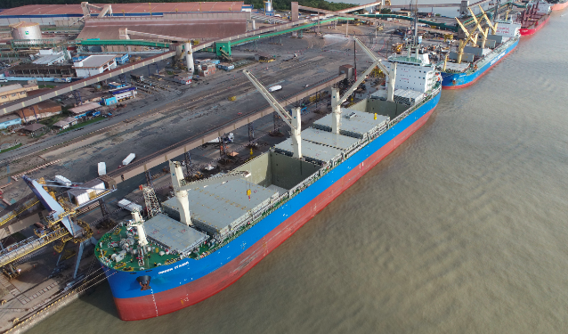 Porto do Itaqui opera com um dos maiores navios de celulose do mundo