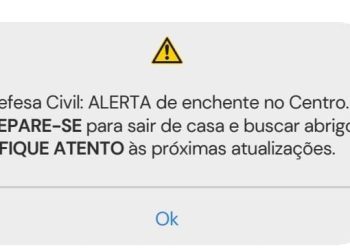 Teste do ‘Defesa Civil Alerta’ vai disparar sinais em celulares neste sábado (14)