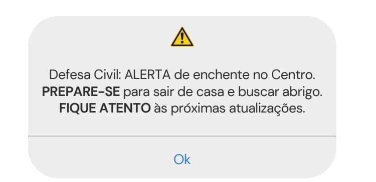 Teste do ‘Defesa Civil Alerta’ vai disparar sinais em celulares neste sábado (14)