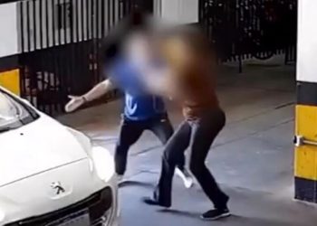 Sargento da PM é filmado agredindo mulher e alegou “não lembrar” do ocorrido