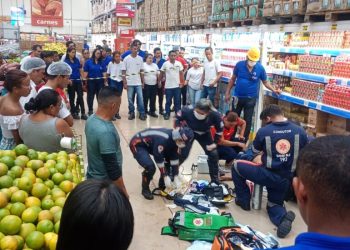 Funcionário morre após queda em supermercado no Maiobão