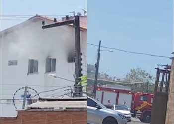 Incêndio atinge apartamento no Turu e mobiliza Corpo de Bombeiros