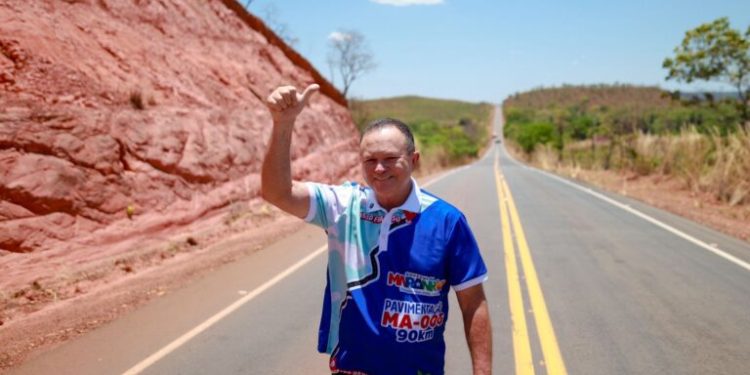 Brandão entrega 90km de requalificação da MA-006, ligando Tasso Fragoso a Alto Parnaíba