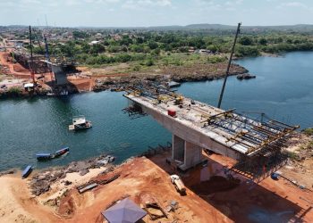 Obras na ponte entre Maranhão e Tocantins estão 75% concluídas, diz DNIT