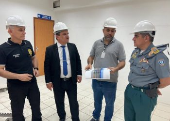 Maurício Martins acompanha avanços nas obras do novo prédio sede da PCMA
