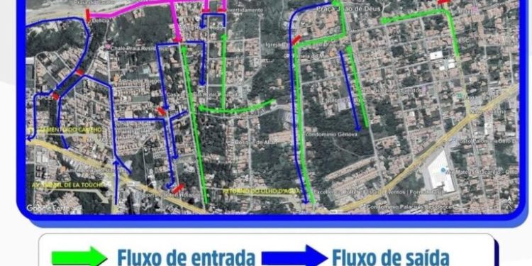 Trânsito na Avenida Litorânea será totalmente bloqueado até a Quarta-feira de Cinzas