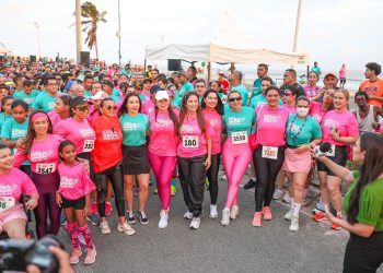 Corrida Rosa Shok Por Elas promove grande mobilização na Litorânea em defesa das mulheres