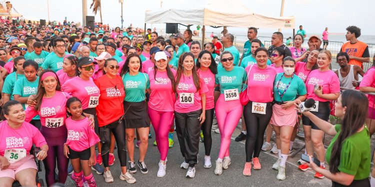 Corrida Rosa Shok Por Elas promove grande mobilização na Litorânea em defesa das mulheres