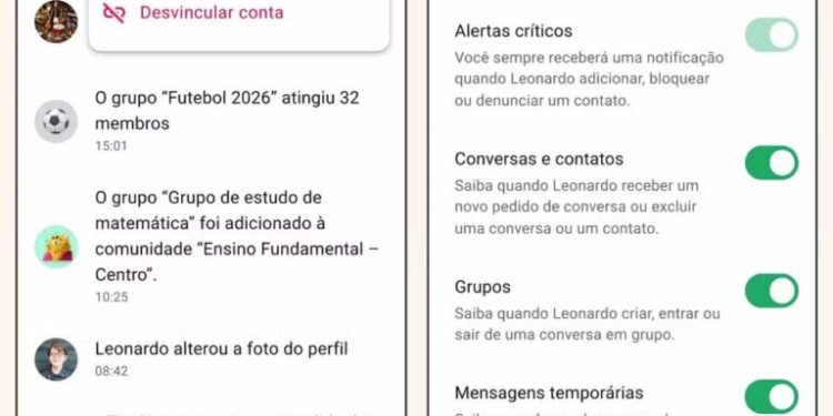 WhatsApp permitirá que pais monitorem mensagens de menores de 13 anos