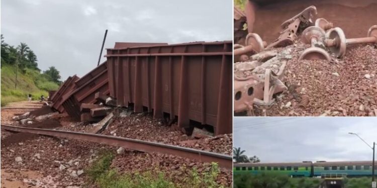 Trem de carga da Vale descarrila em Alto Alegre do Pindaré e paralisa ferrovia