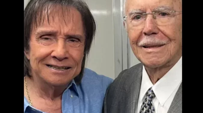 José Sarney prestigia show de Roberto Carlos em São Luís