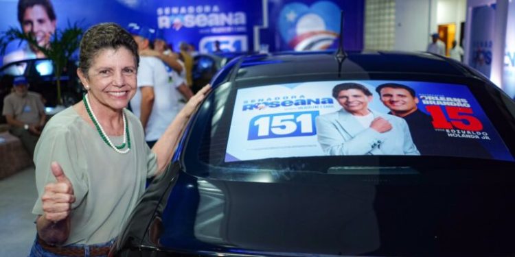 Em início de campanha ao Senado, Roseana Sarney prioriza saúde e pauta feminina