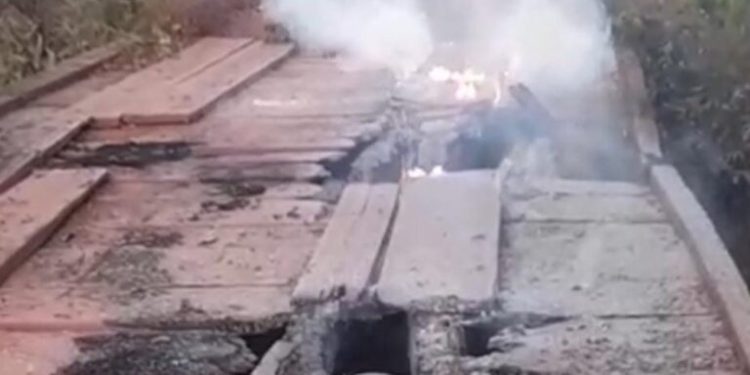 Polícia Civil prende suspeito de liderar incêndio que destruiu ponte em Pinheiro