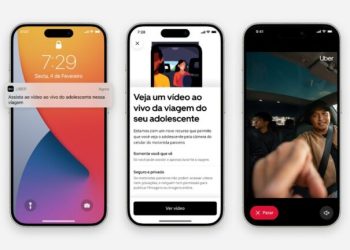 Uber lança recurso de vídeo ao vivo para aumentar segurança de adolescentes em viagens